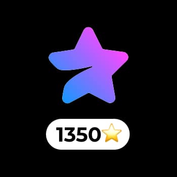 1350 Stars